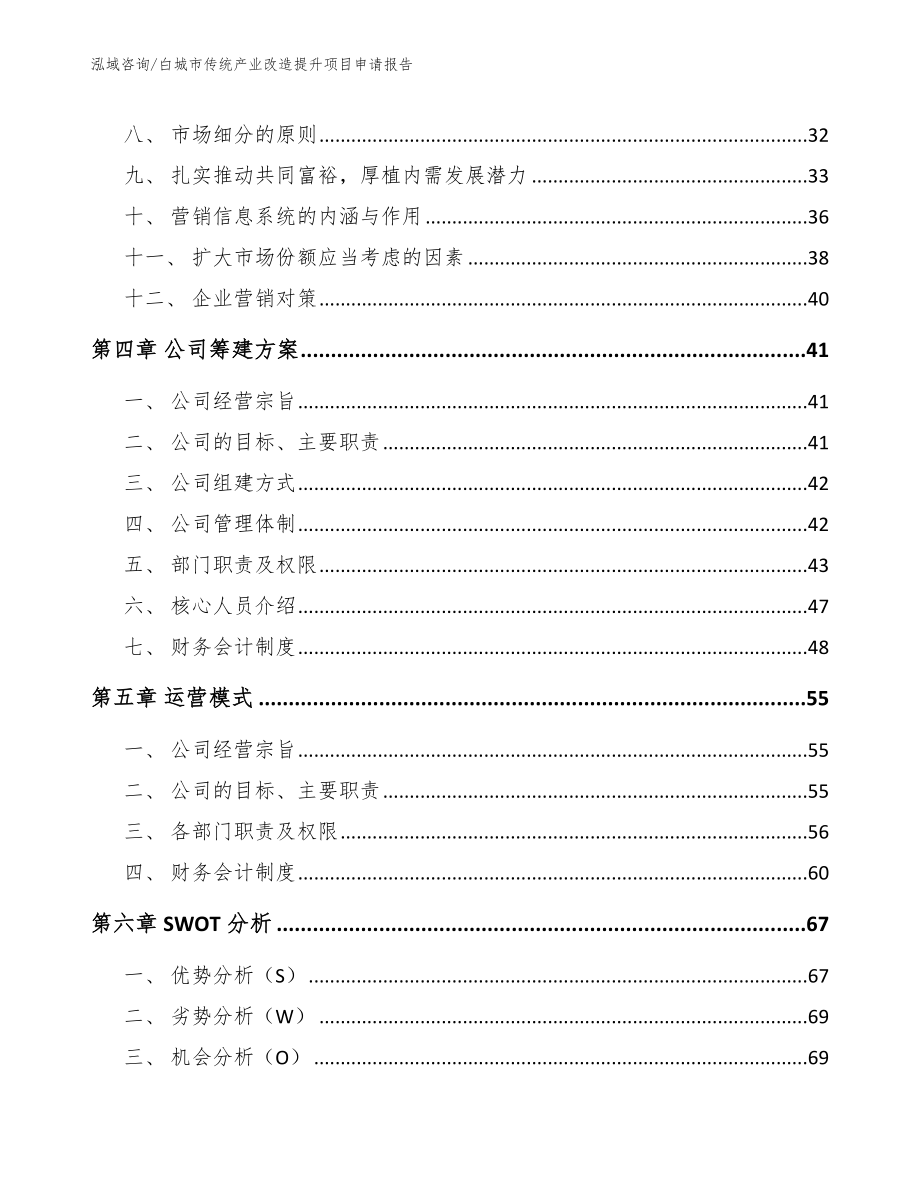 白城市传统产业改造提升项目申请报告_第3页