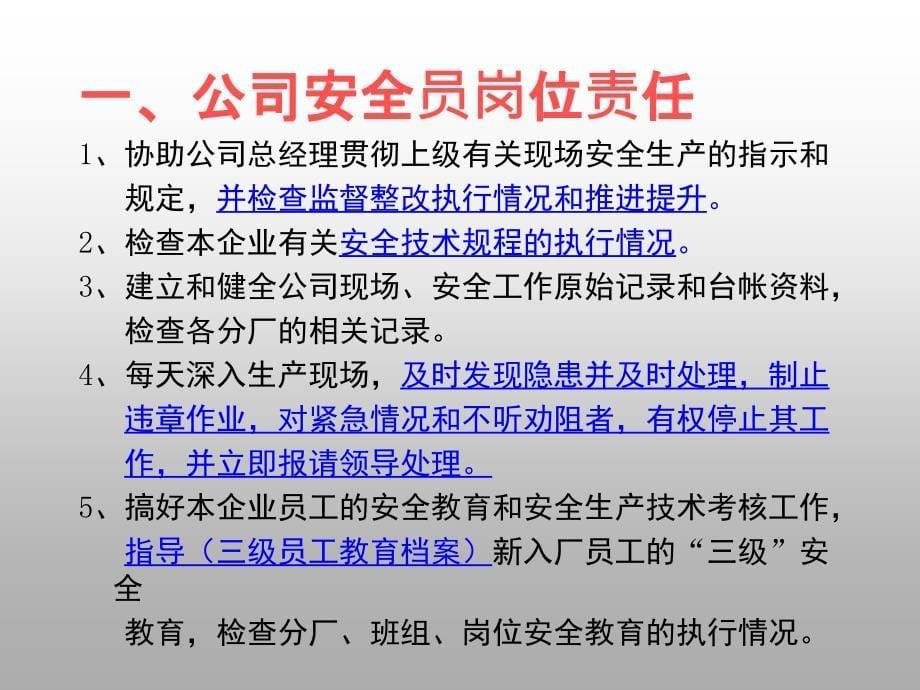 公司安全员培训PPT课件_第5页