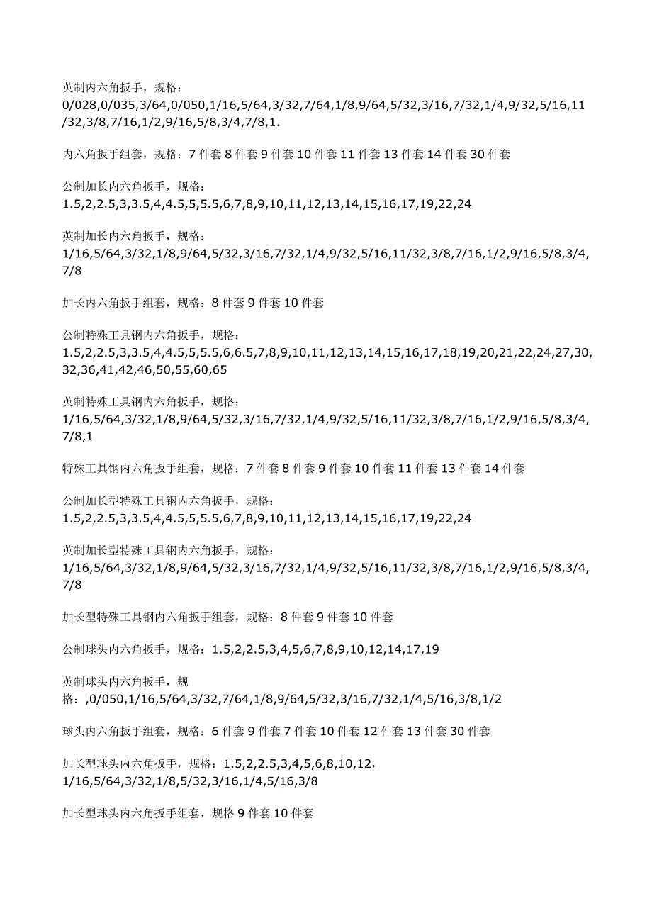 螺栓直径与螺母对边对照_第5页