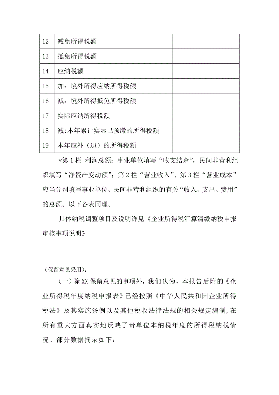 企业所得税汇算清缴纳税申报鉴证报告_第3页