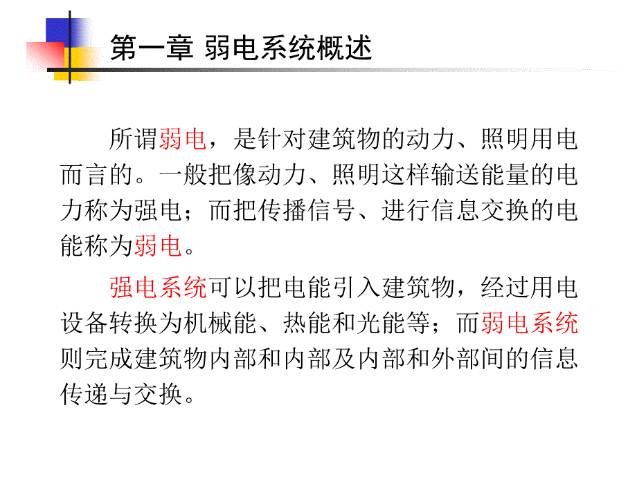 建筑弱电系统介绍_第1页