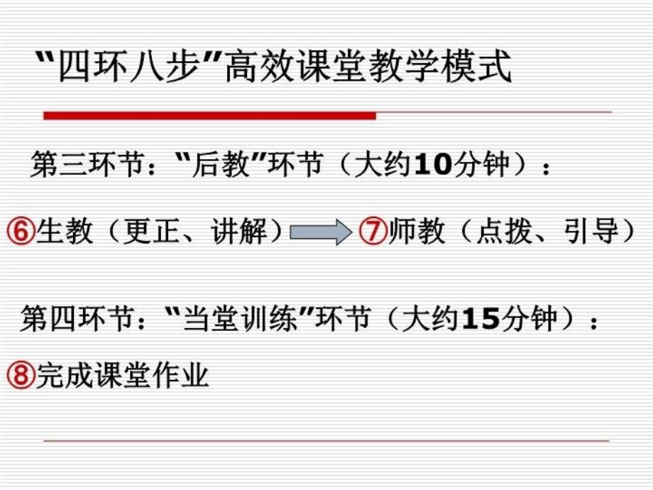 “四环八步”高效课堂模式介绍说课讲解_第3页