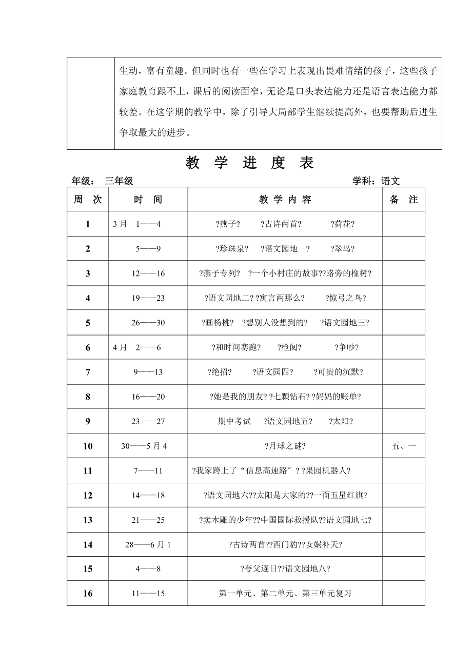 最新新课标2013年人教版小学三年级语文下册全册教案_第4页