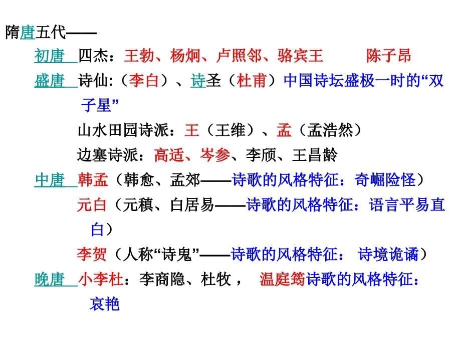 中国古代诗歌发展_第5页