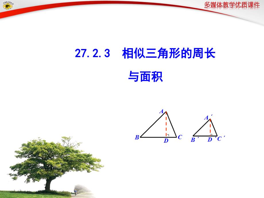 2723相似三角形的周长与面积2_第1页