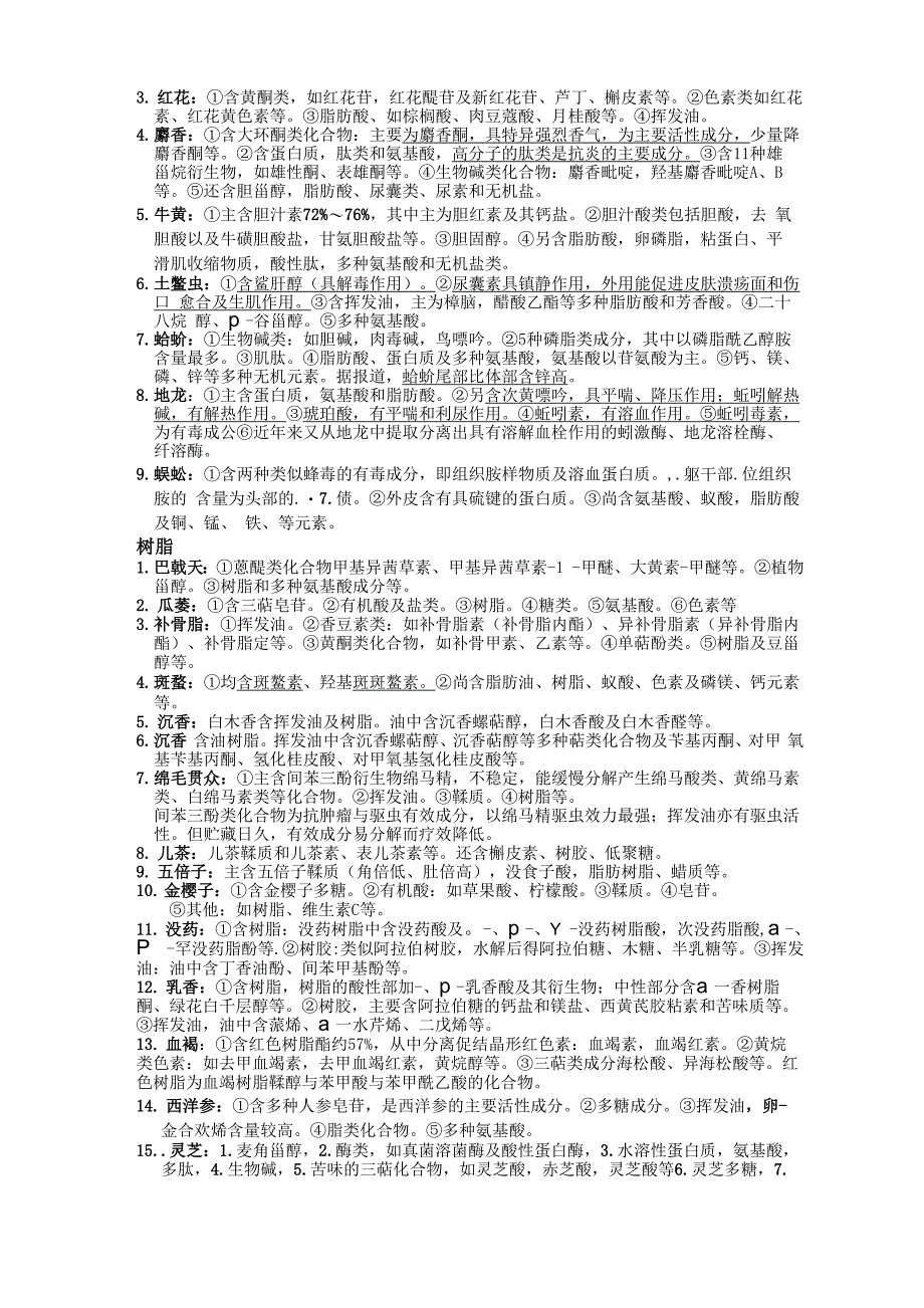 执业中药鉴定学 黏液质 总结18页_第3页