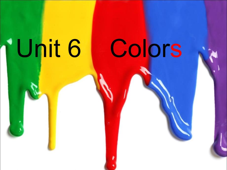 三年级上册英语课件－Unit 6 Colors｜闽教版 (共37张PPT)_第1页