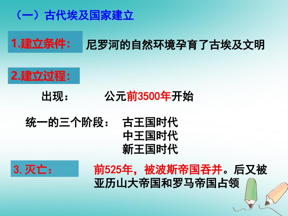 九年级历史上册 第一单元 古代亚非文明 第一课 古代埃及4 新人教版_第4页