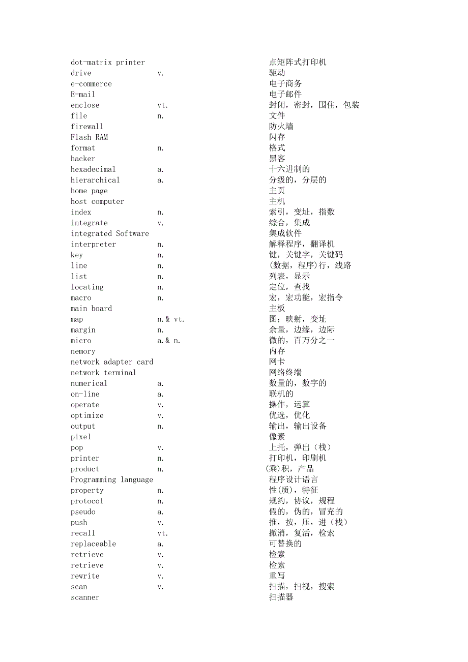 计算机英语专业词汇_第2页