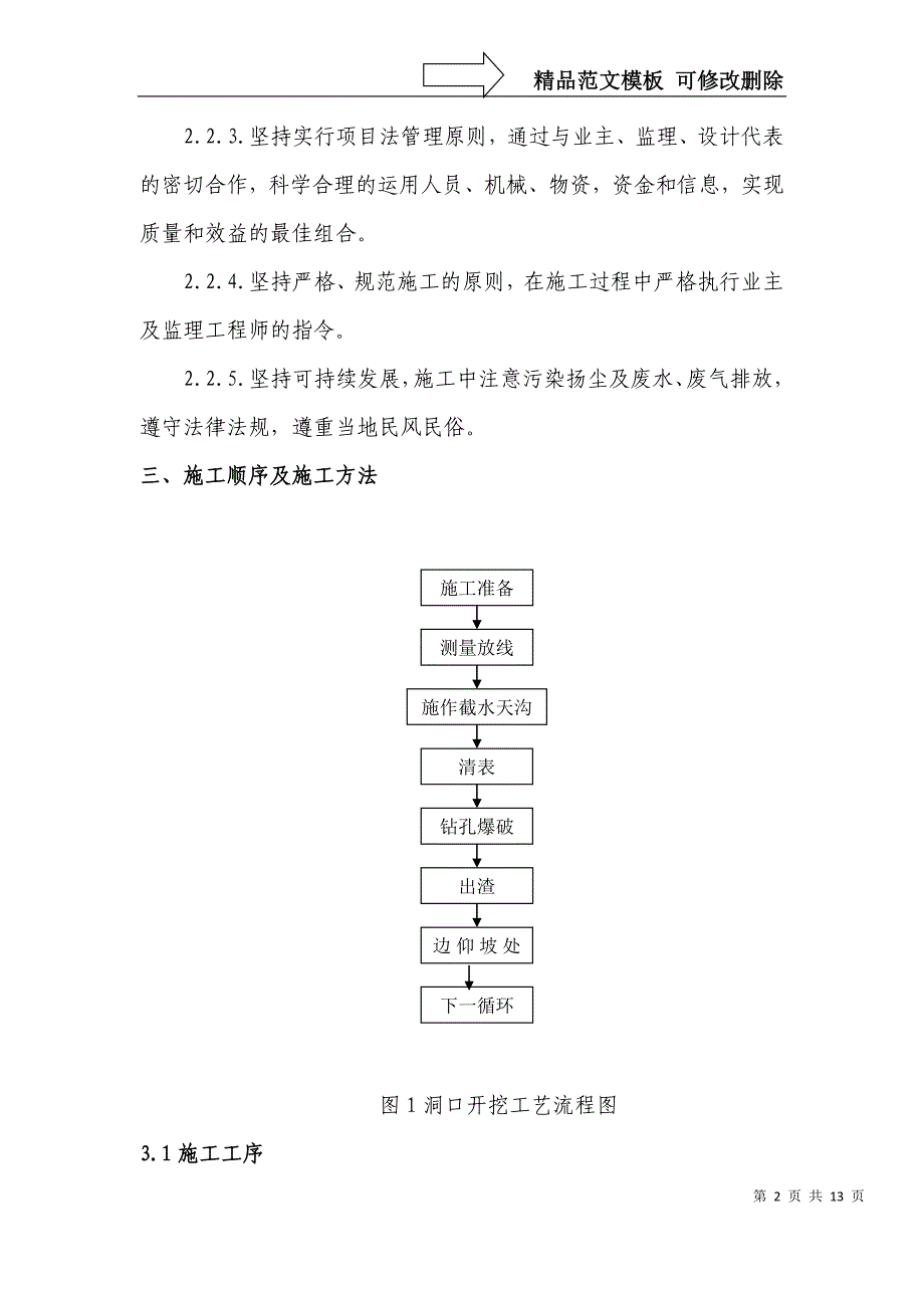 隧道洞口工程施工作业指导书_第2页