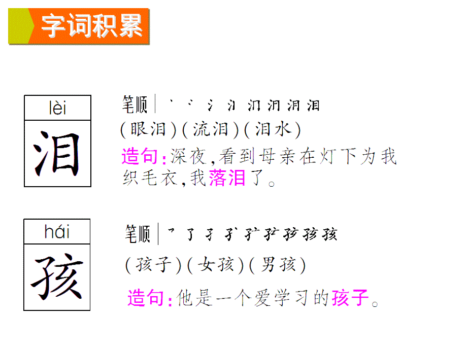 人教部编版版小学二年级语文上册ppt课件：24-孟母断织劝学_第3页