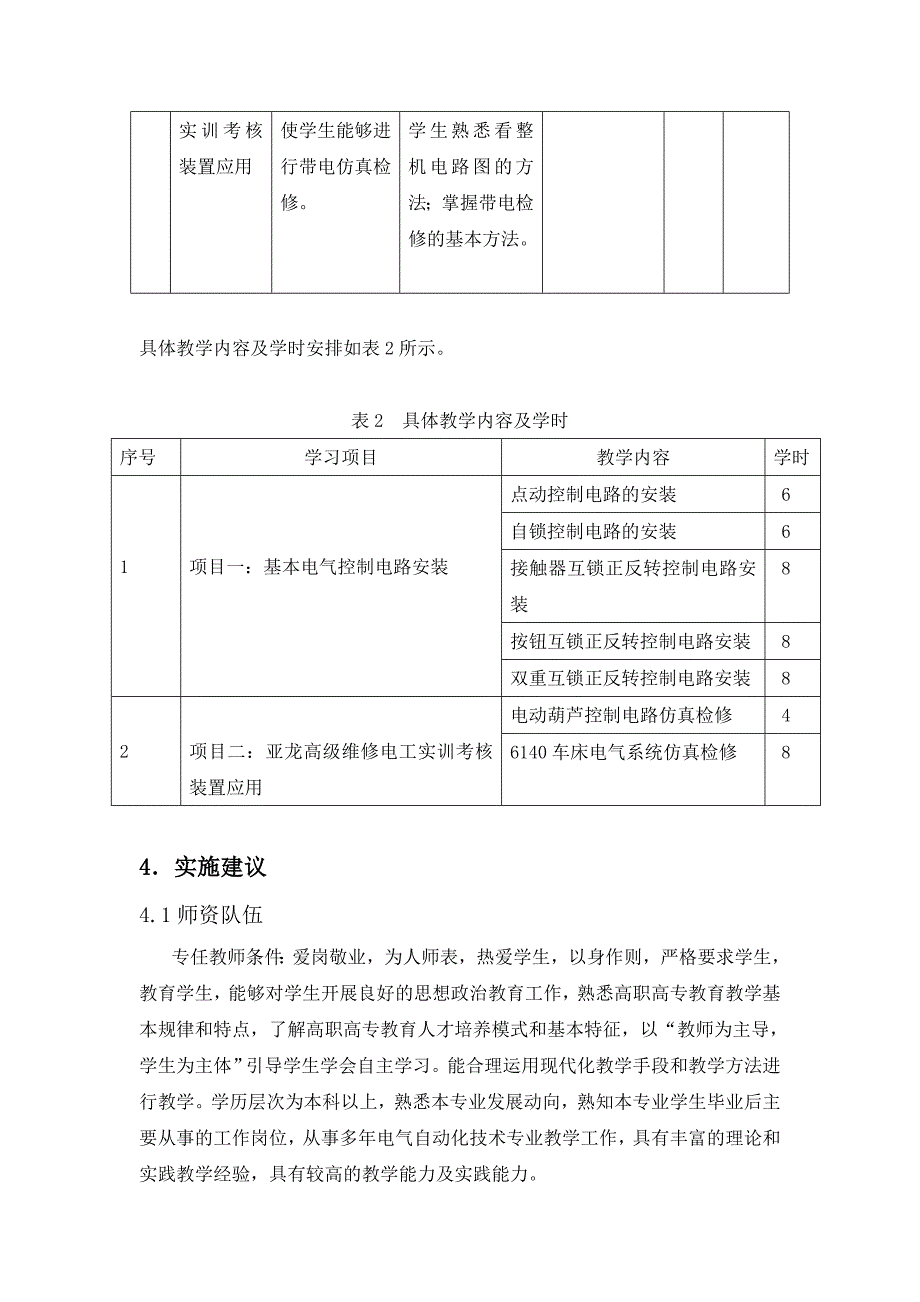 维修电工课程标准_第4页