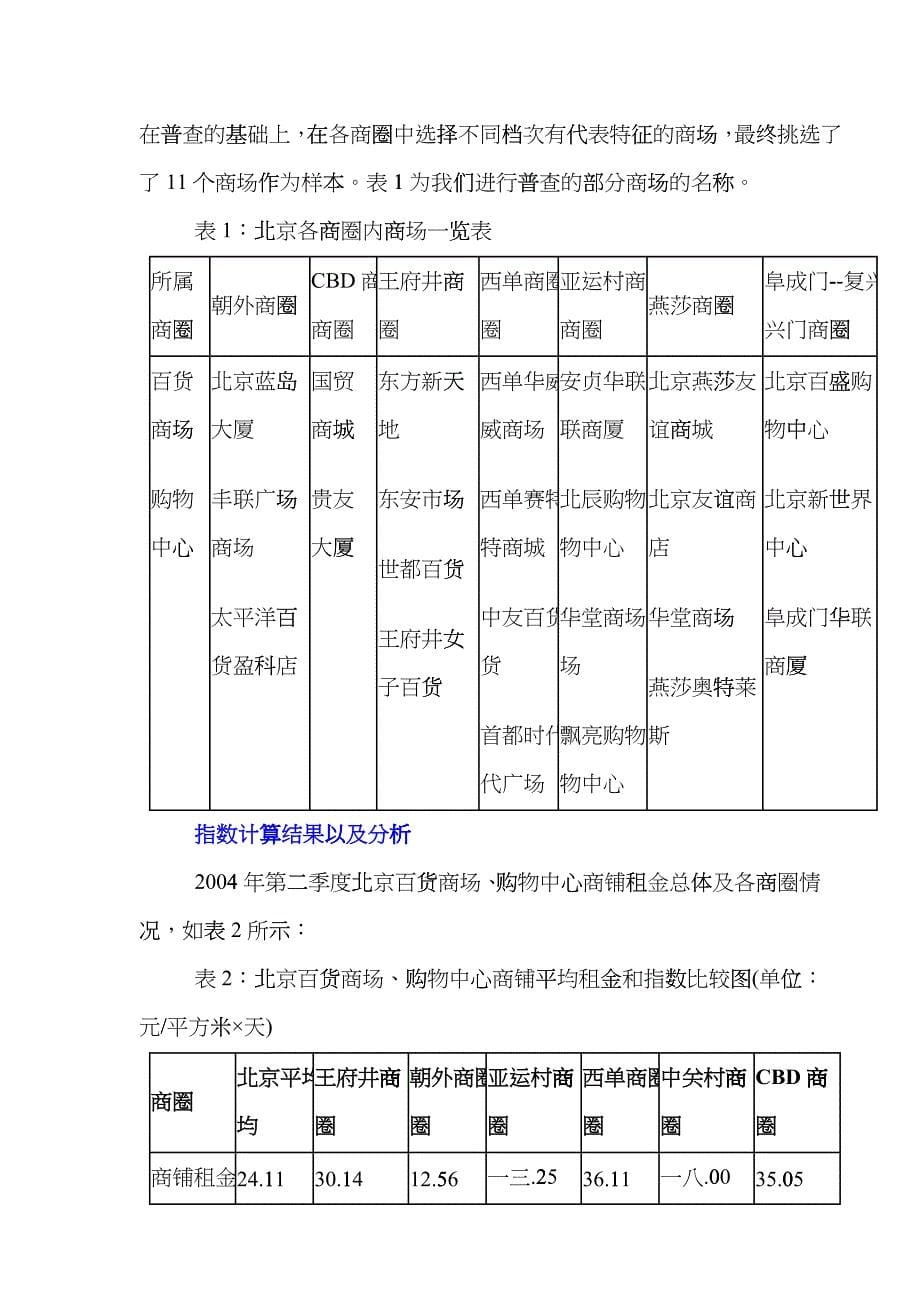 百货商场与购物中心商铺租金指数计算方法_第5页