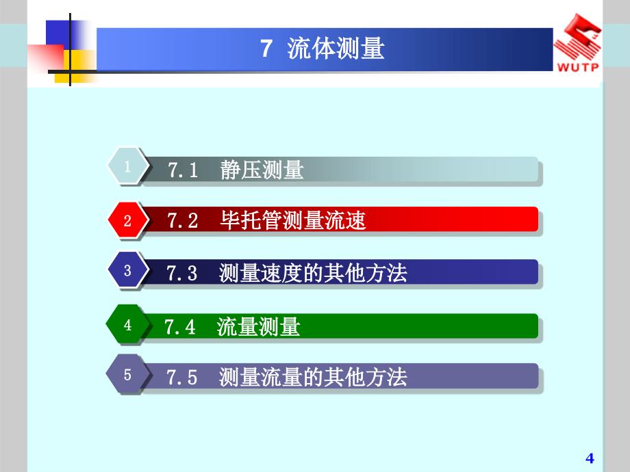 流体力学泵与风机7流体测量课件_第4页