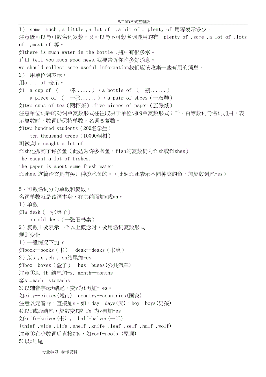 小学英语语法大全[绝对全面](DOC 33页)_第2页