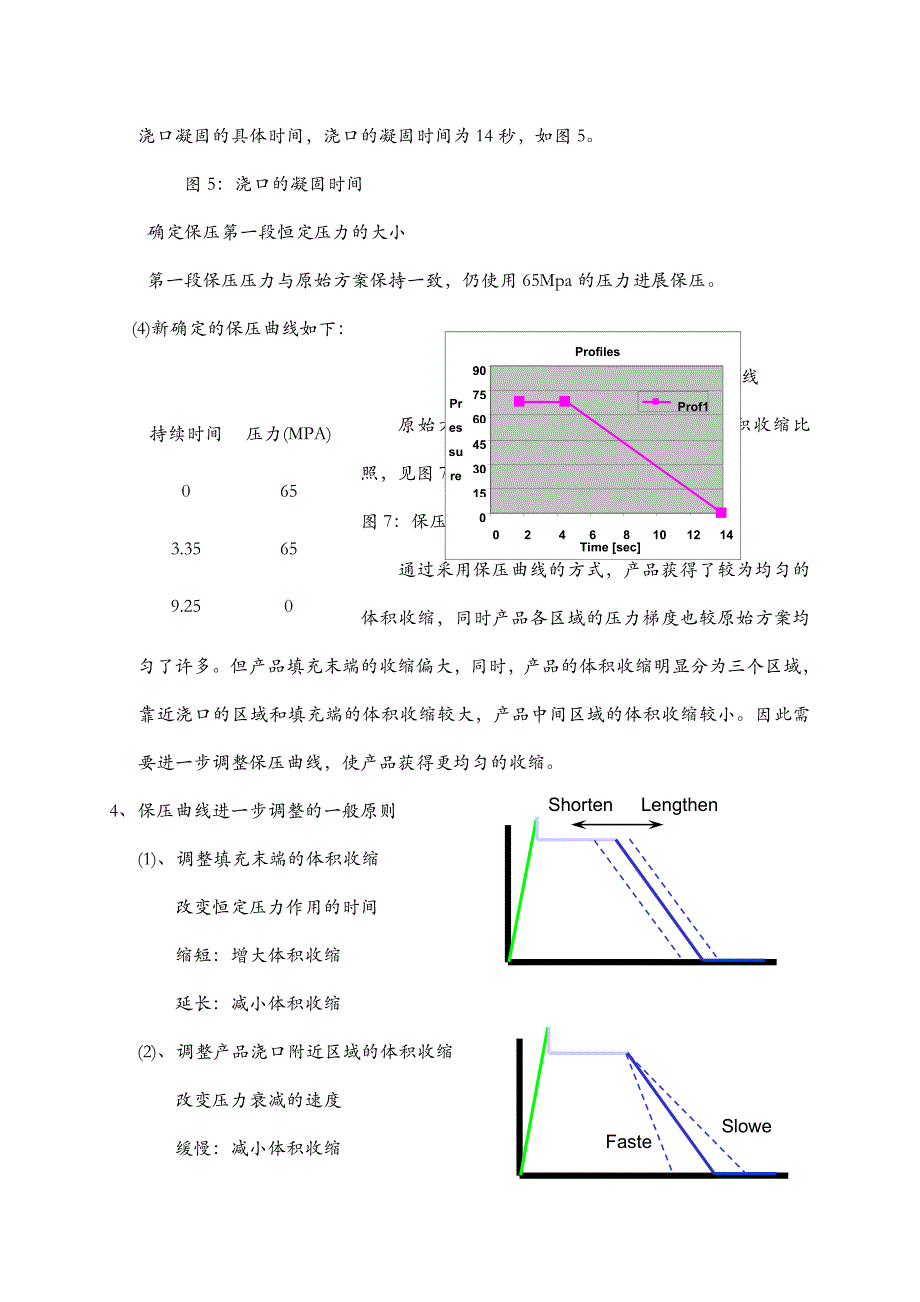 MoldFlow在优化产品的保压曲线上的应用_第4页