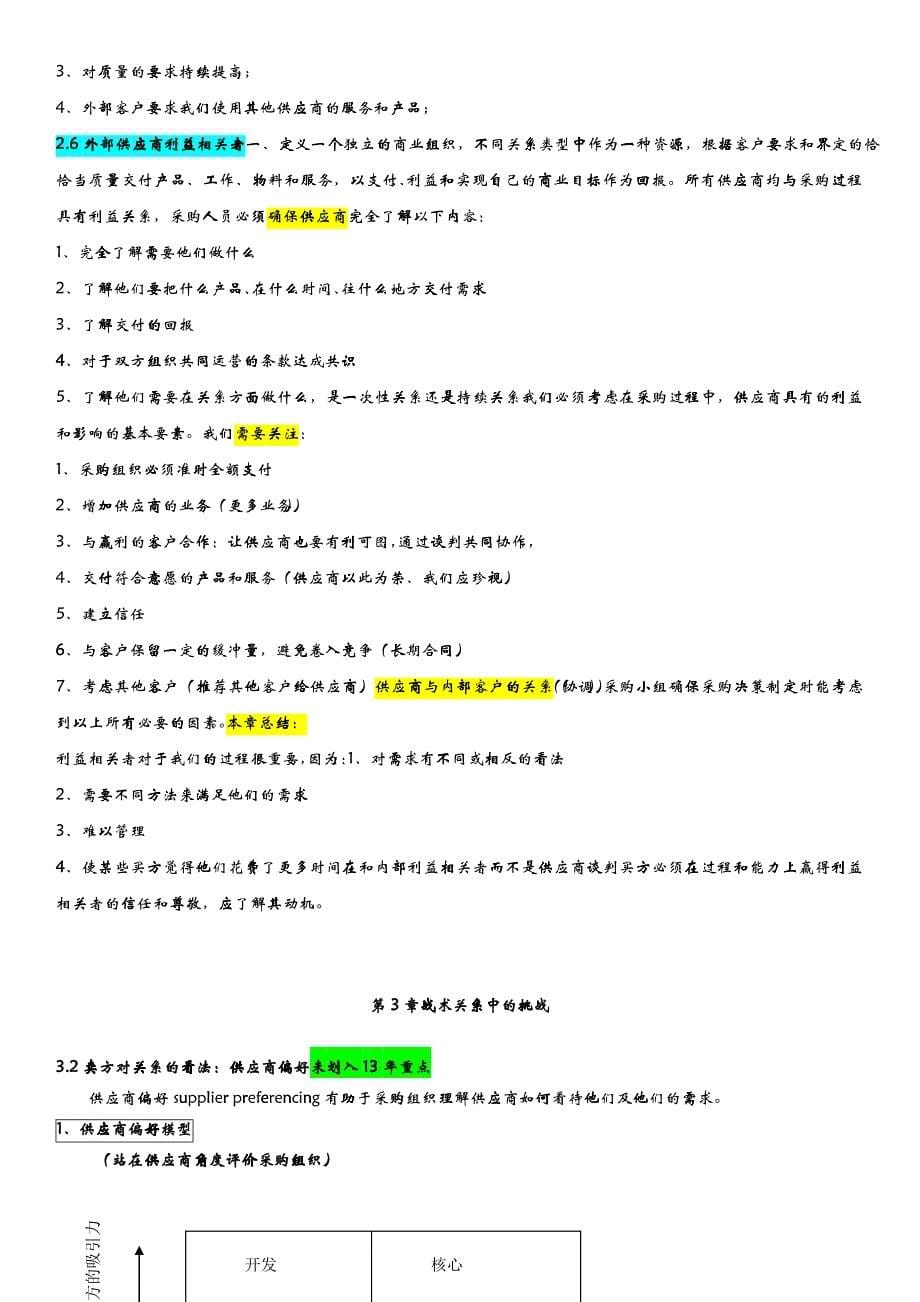 XXXX采购与供应关系管理---考点_第5页