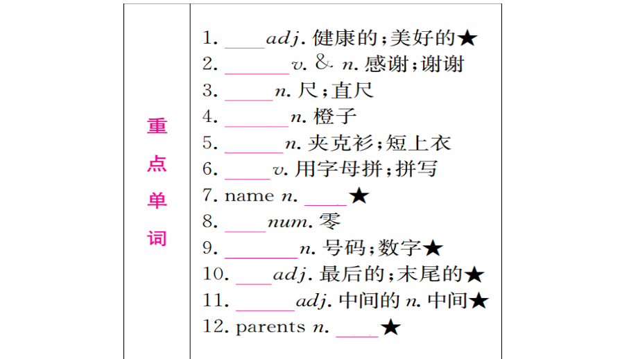 初中英语一轮复习课件_第3页