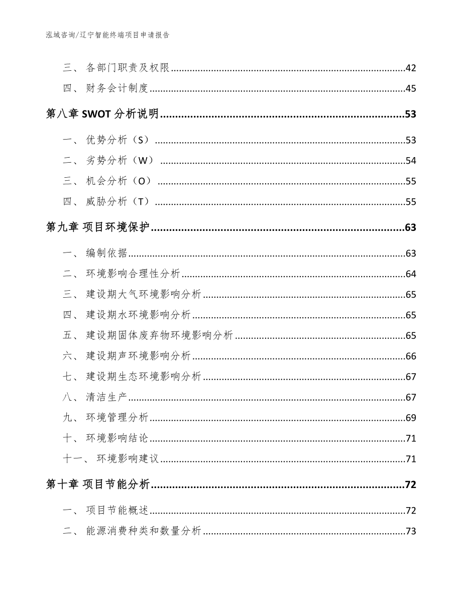 辽宁智能终端项目申请报告模板范本_第3页