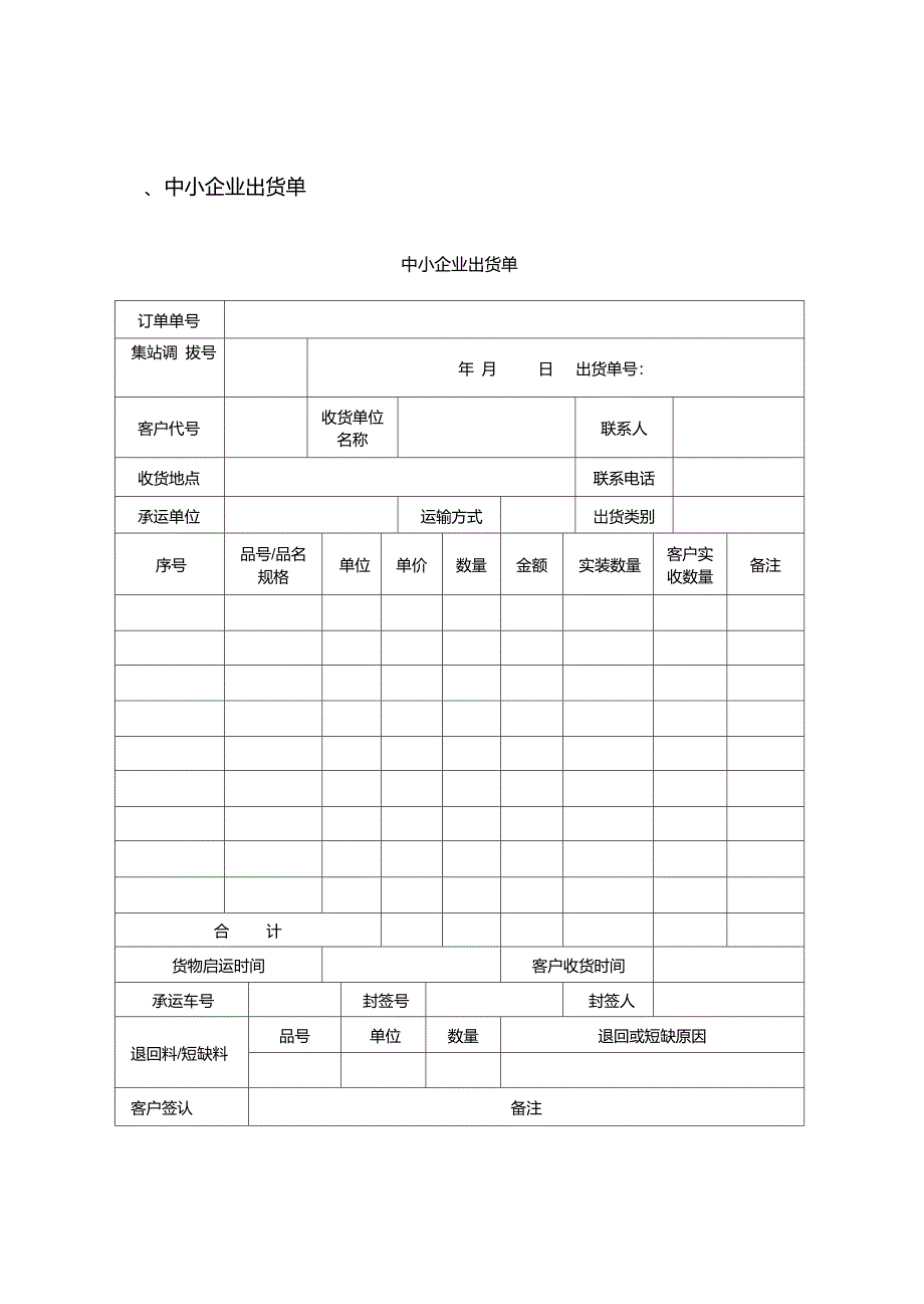 第10章中小企业采购仓储管理制度与表格_第3页