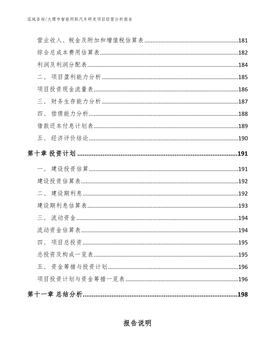 大理市智能网联汽车研发项目经营分析报告_第4页