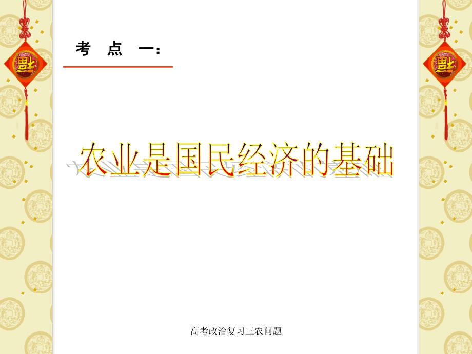 高考政治复习三农问题课件_第3页