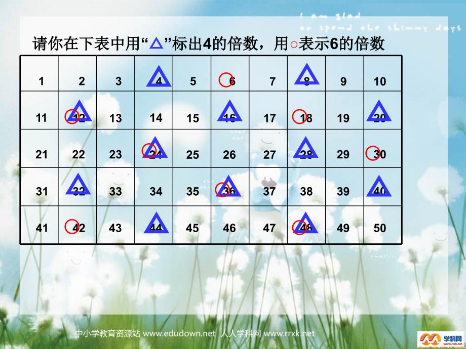 北师大版五年级数学上册找最小公倍数教学课件_第2页