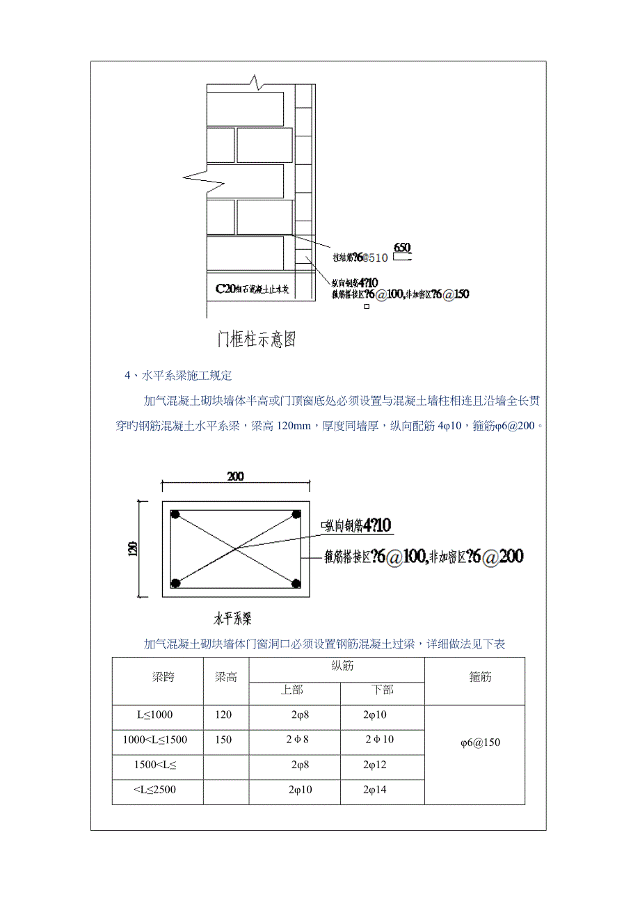 砌体工程技术交底记录大全_第3页