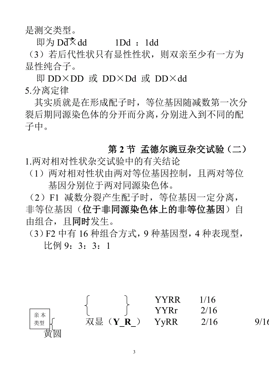 必修２遗传与进化知识点汇编.doc_第3页