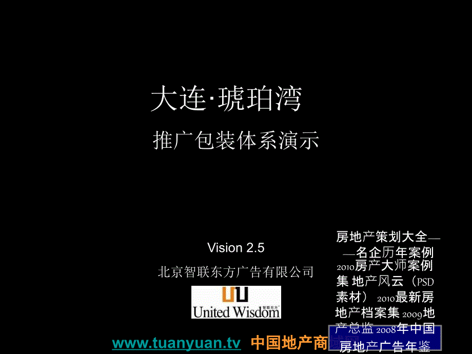 【住宅地产营销策划】智联2006年大连琥珀湾推广包装方案教学教材_第2页