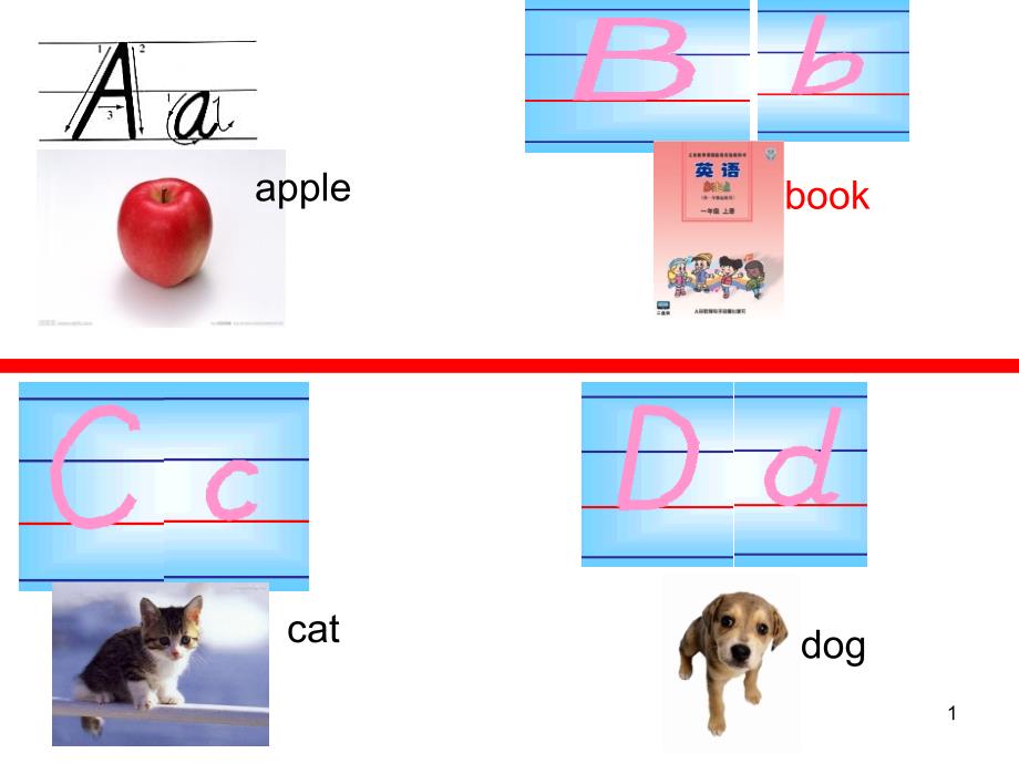 26个字母自然拼读带配图完整版课堂PPT_第1页