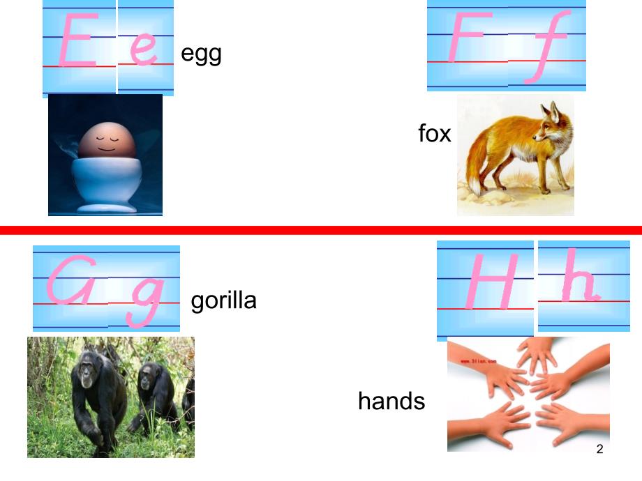 26个字母自然拼读带配图完整版课堂PPT_第2页