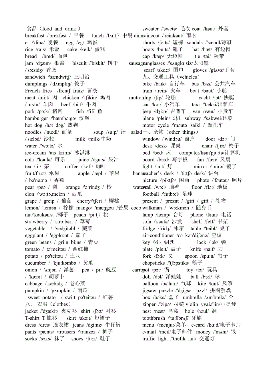 最全小学英语单词大全合集(带音标).doc_第2页