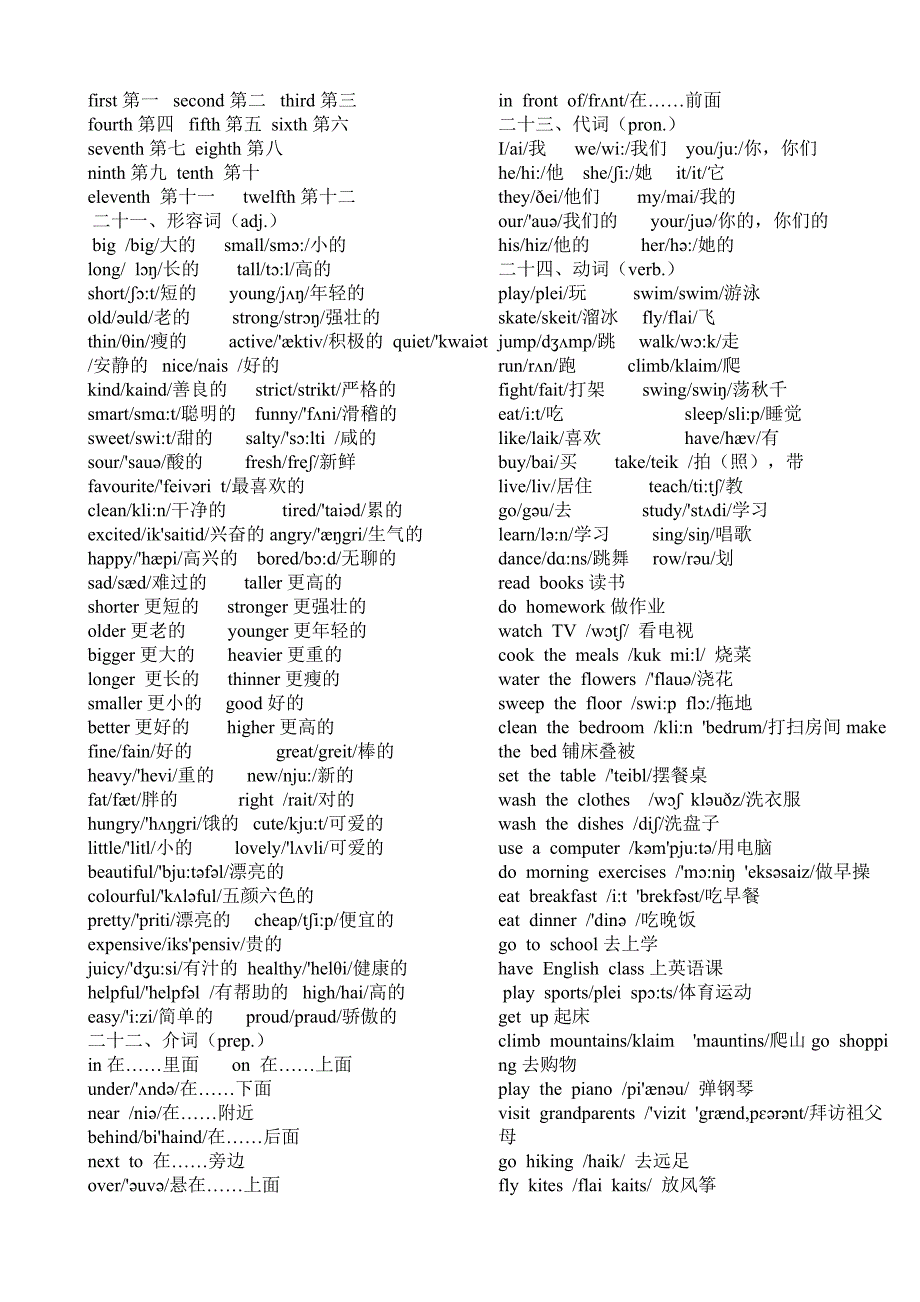 最全小学英语单词大全合集(带音标).doc_第4页