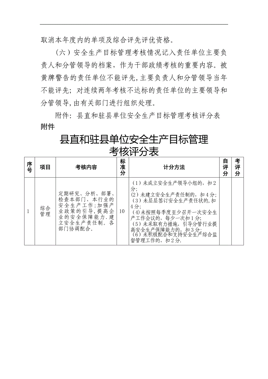 安全生产工作考评办法_第2页