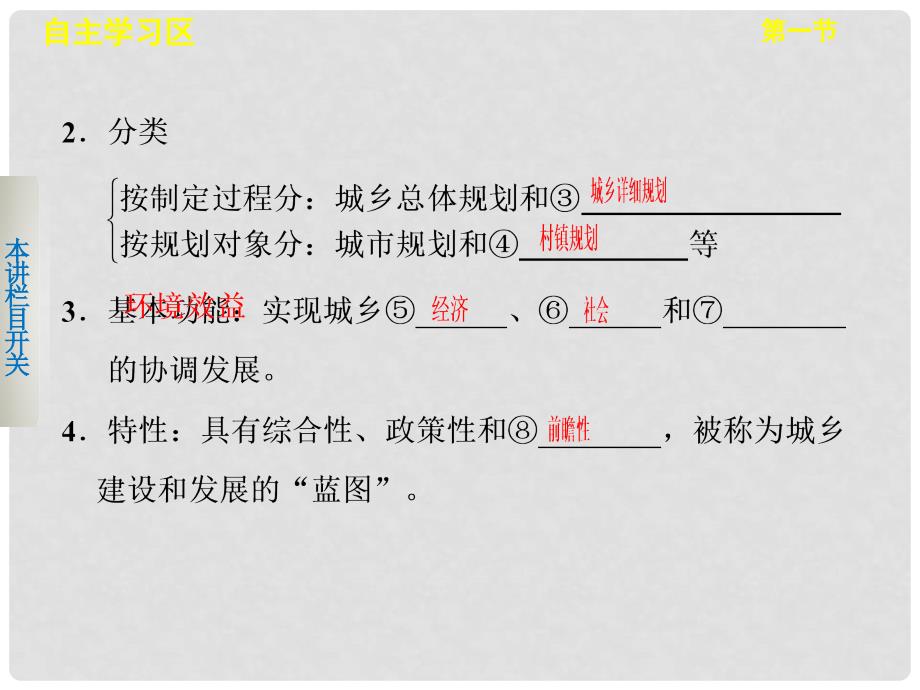 高中地理 第三章 城乡规划 3.1 城乡规划及其意义课件 中图版选修4_第4页