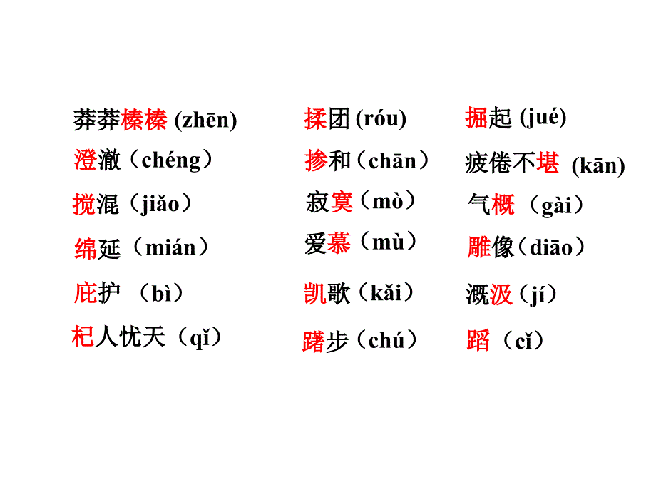 【精品】【部编版】2017年七年级语文上册：第六单元知识梳理ppt课件（74页含答案）精品ppt课件_第3页