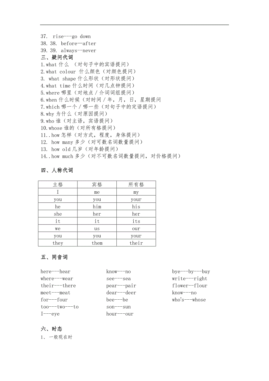 上海版牛津英语4B~复习资料_第2页