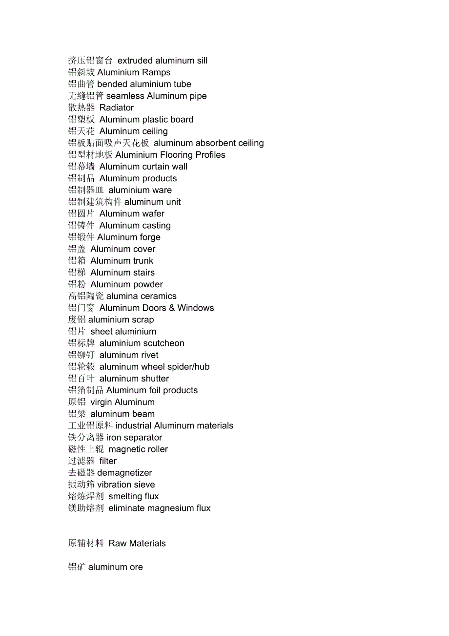 铝合金的英语词汇_第2页