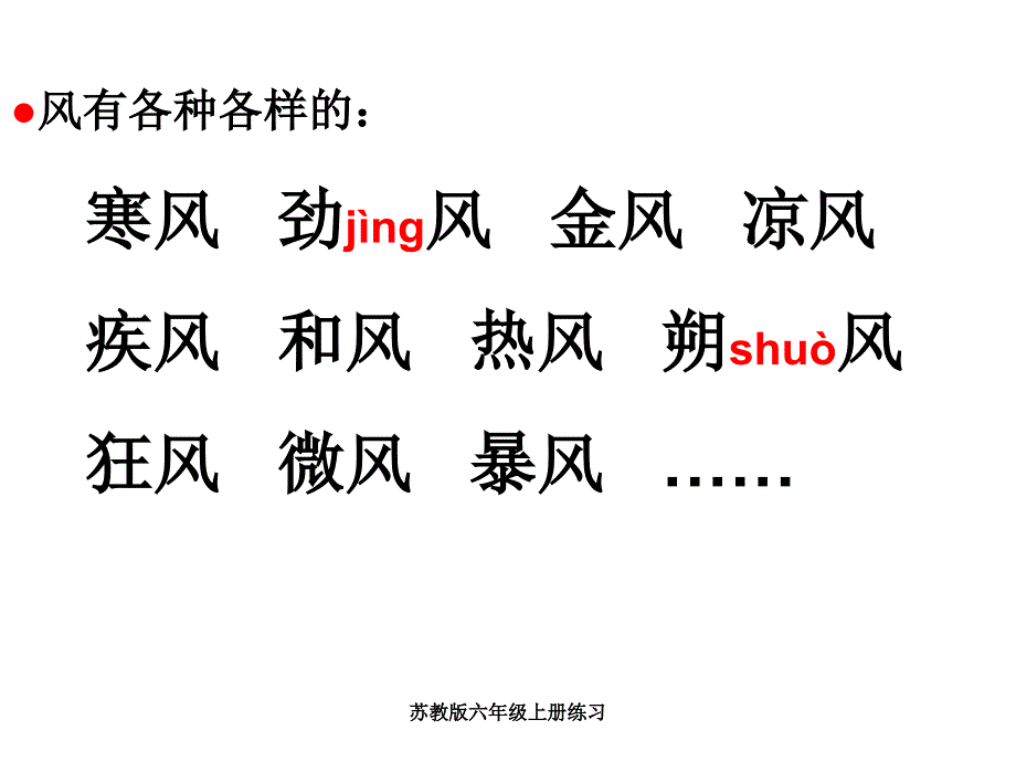 苏教版六年级上册练习课件_第4页