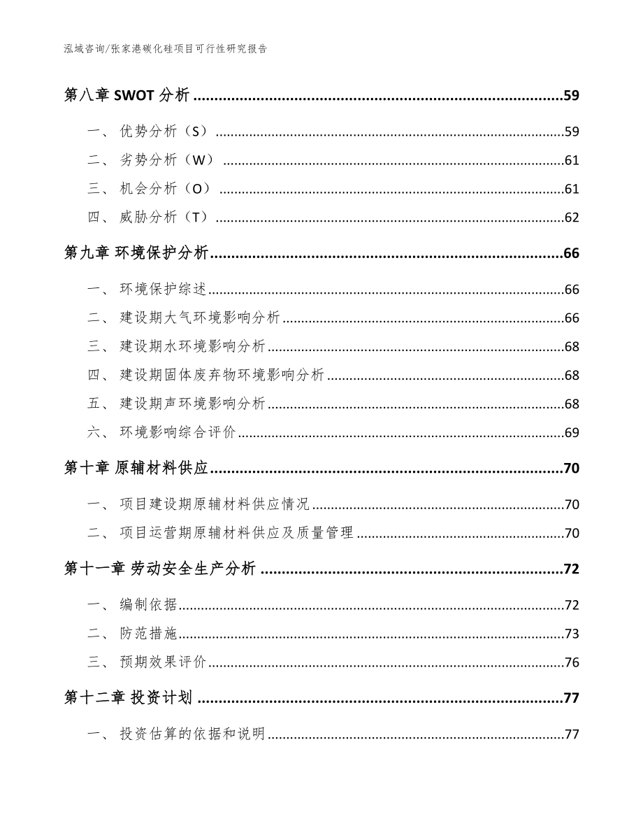 张家港碳化硅项目可行性研究报告（模板）_第4页
