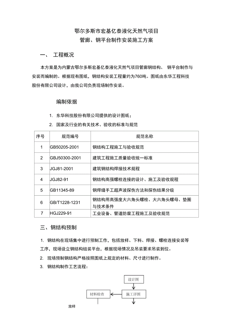 管廊、钢结构安装方案_第3页