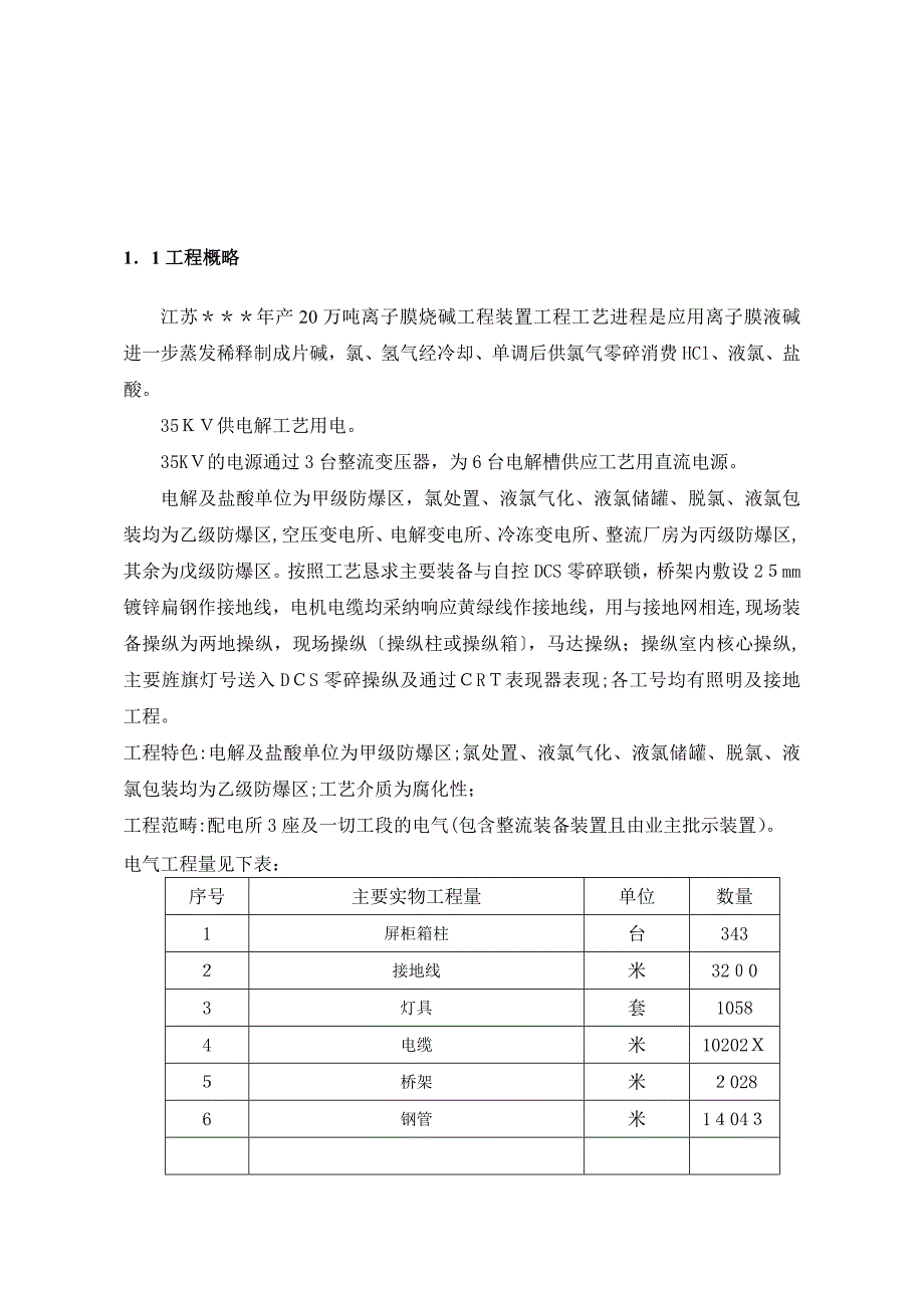 江苏烧碱工程电气安装施工组织设计_第2页