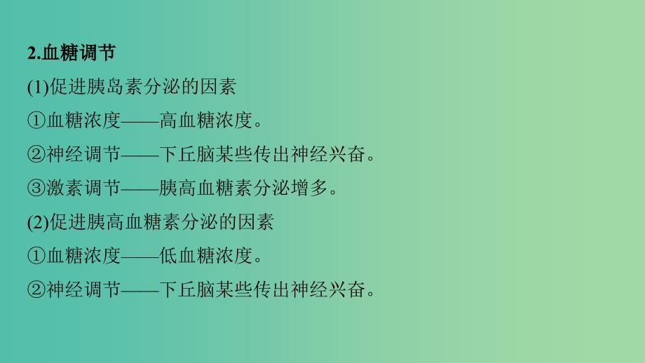 全国通用版2019高考生物二轮复习专题五生命活动调节考点3通过激素的调节课件.ppt_第4页