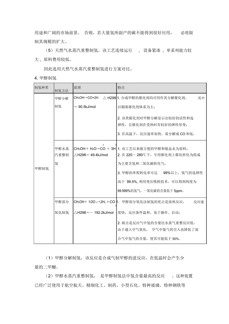 制氢技术比较及分析_第3页