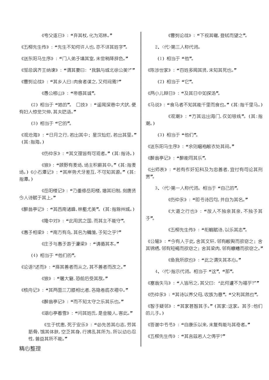 重点初中文言虚词归纳总结_第2页