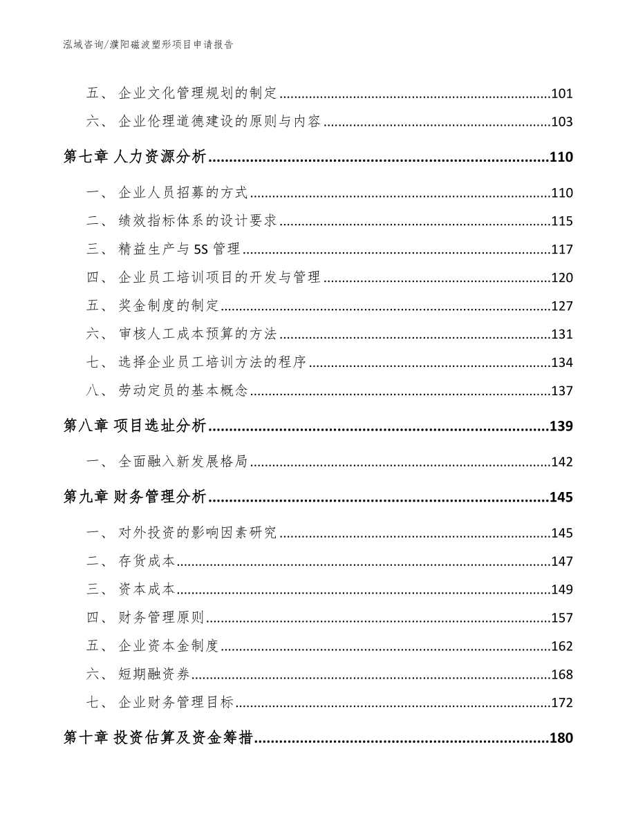 濮阳磁波塑形项目申请报告【模板范本】_第4页