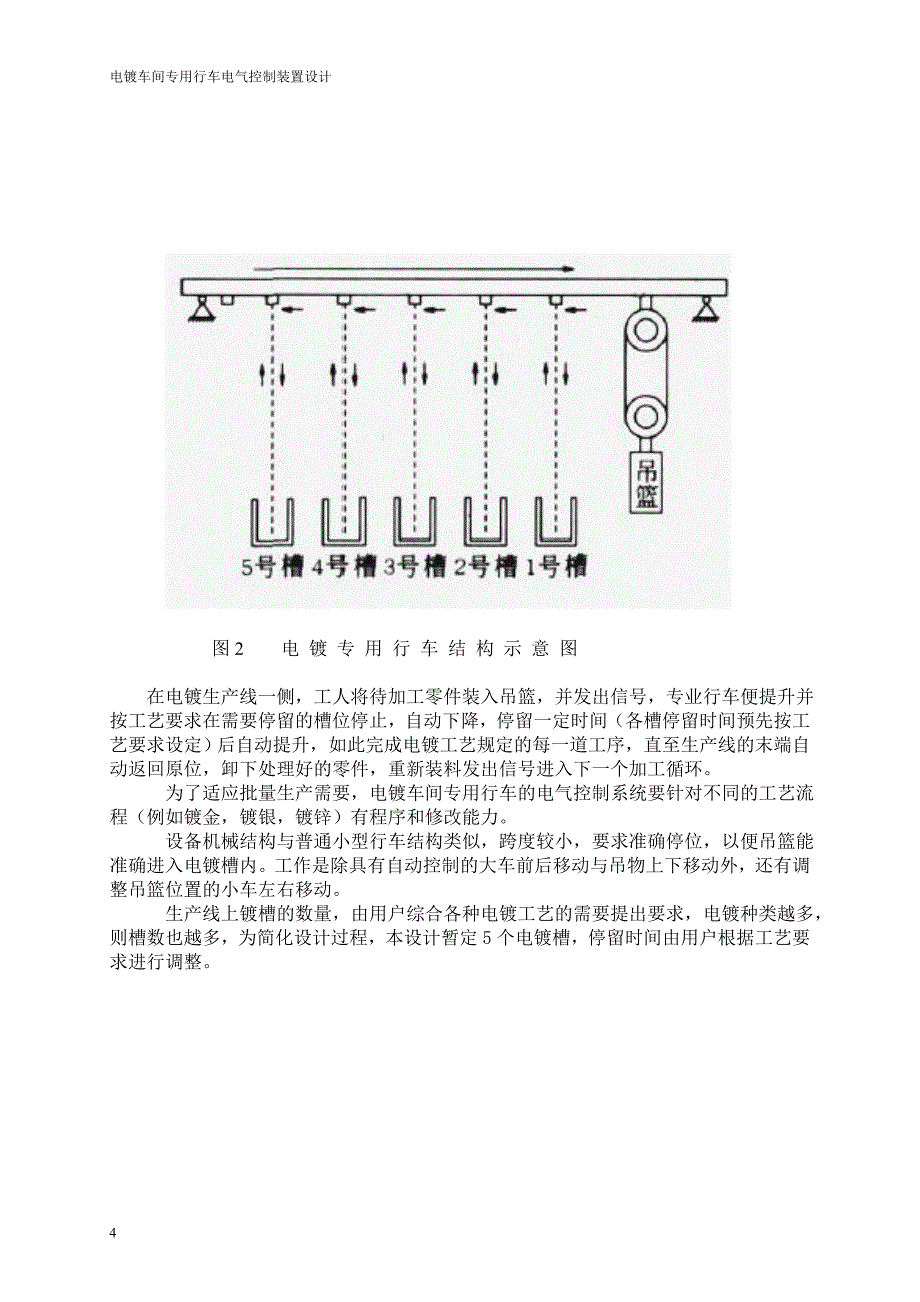 电镀车间专用行车电气控制装置设计_第4页
