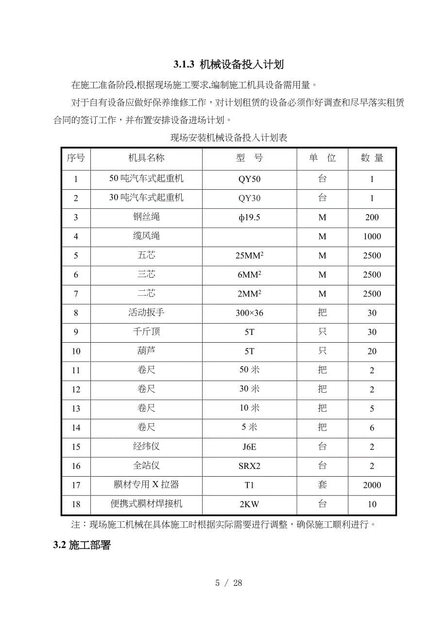 体育场膜结构施工组织方案_第5页