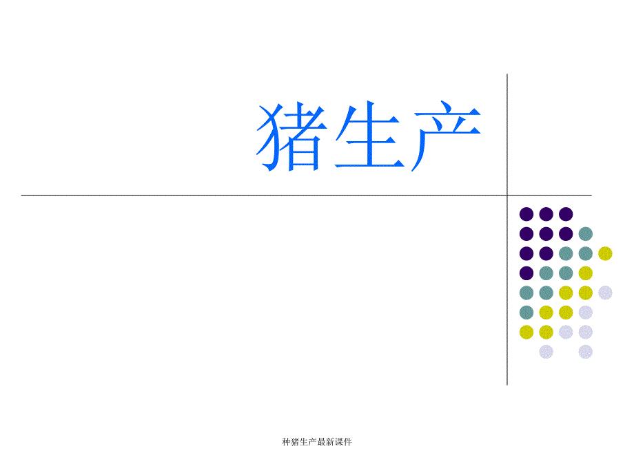 种猪生产最新课件